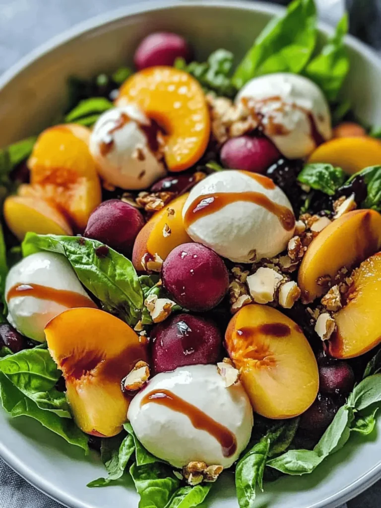 Elegant Millionaire Peach Salad: No-Cook Summer Perfection